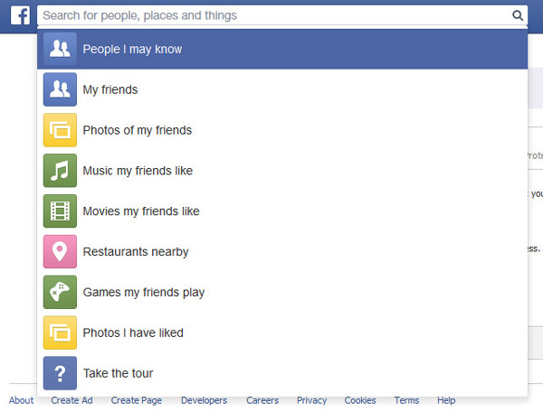 Facebook Graph Search