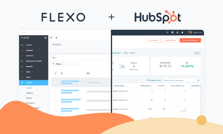 Liaison Hubspot et Flexo CMS