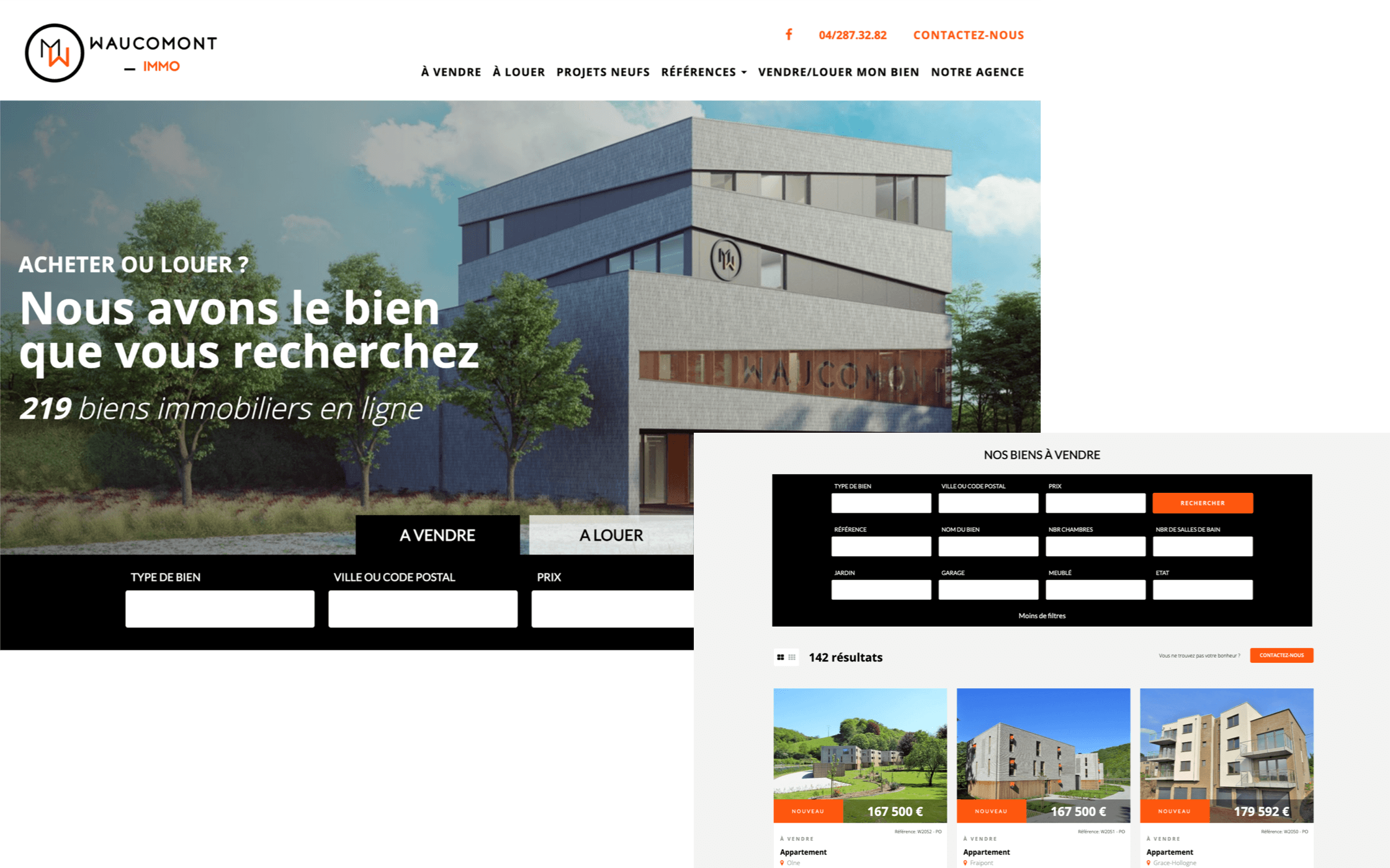 Création site internet pour agence immobilière
