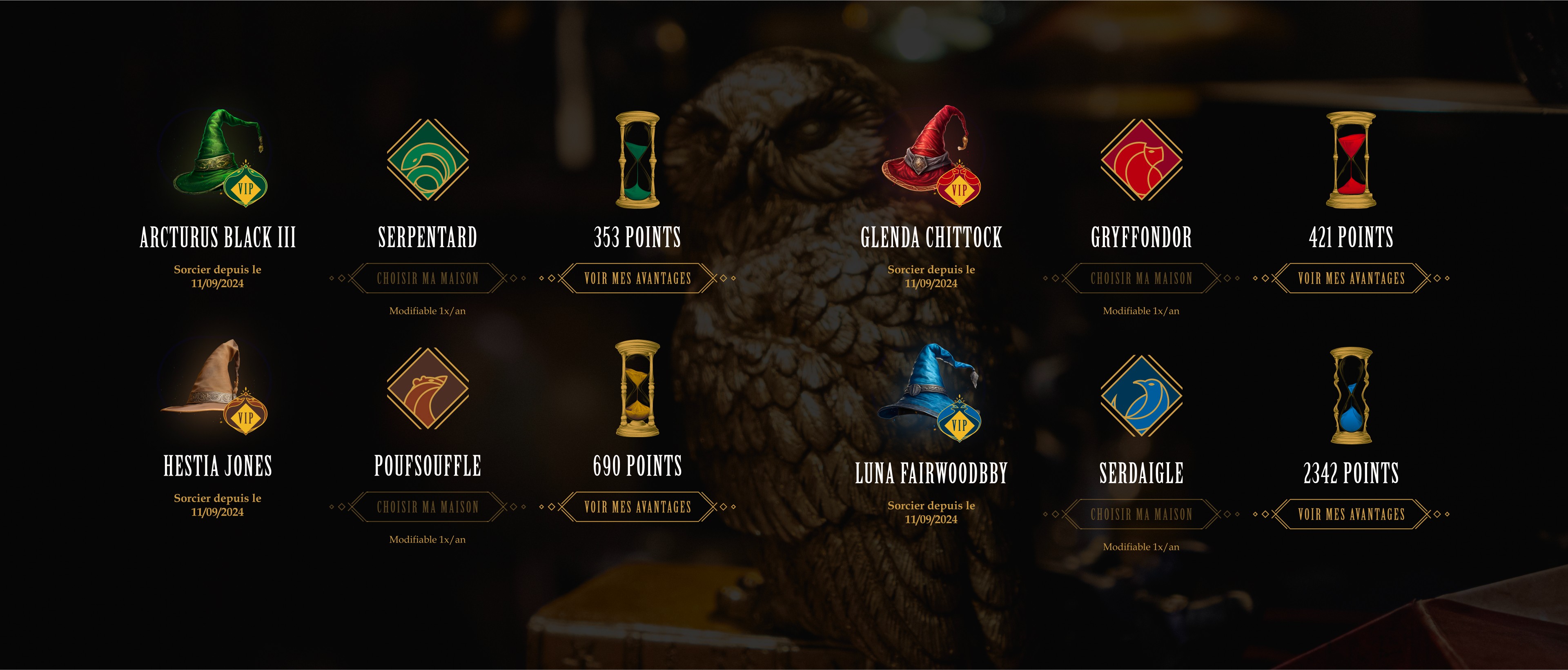 Gamification - Les 4 Maisons