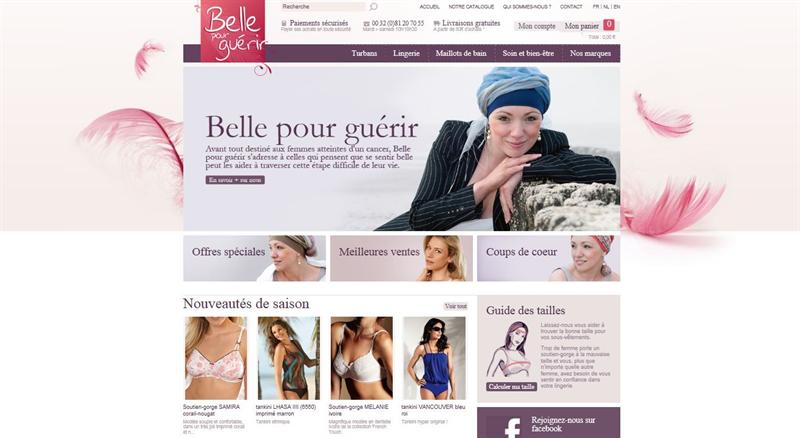 Belle pour guérir - Site internet