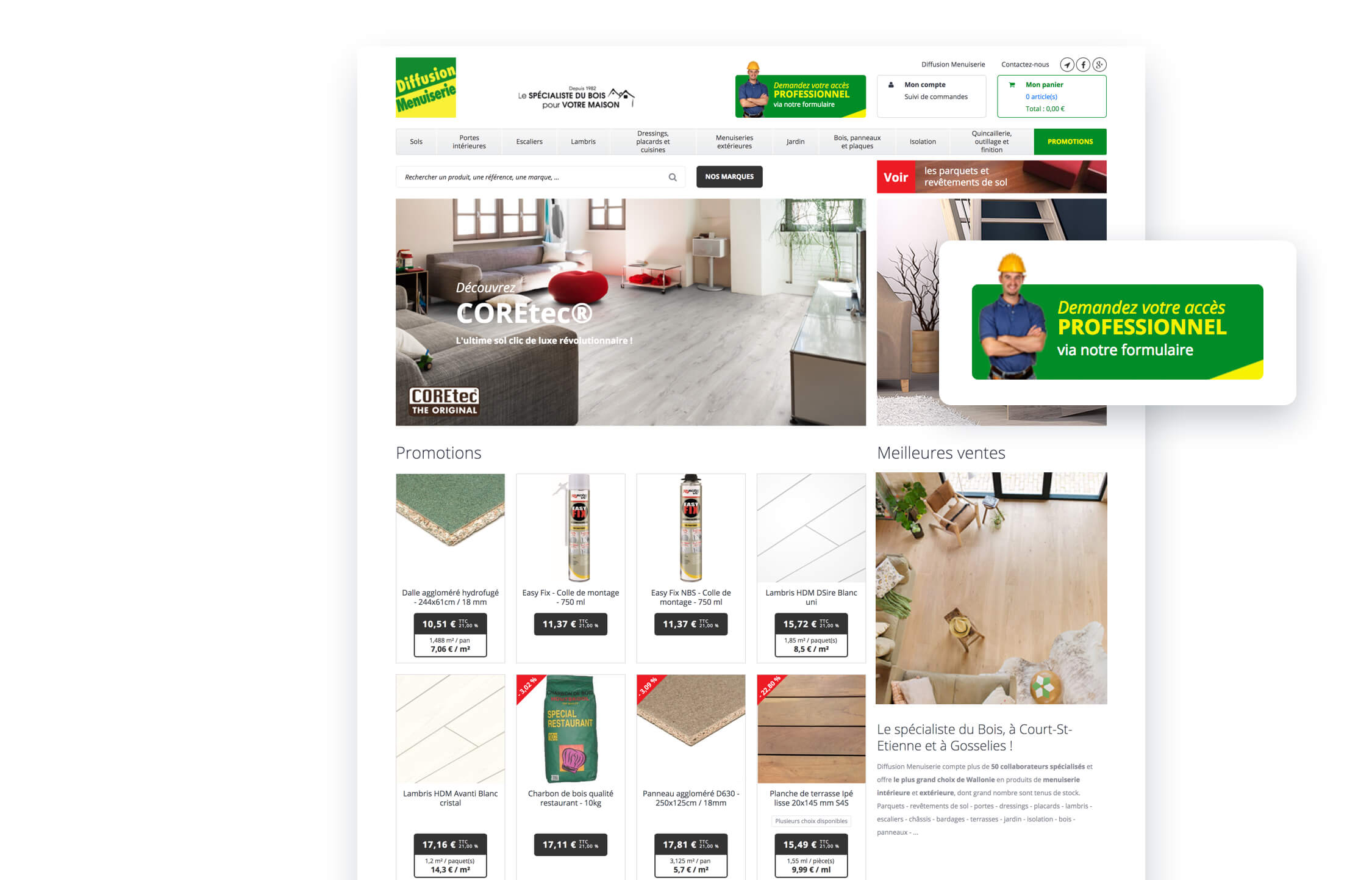 Diffusion Menuiserie